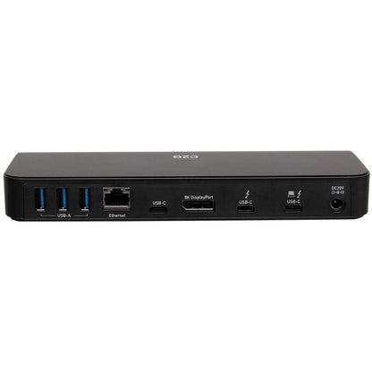 C2G Thunderbolt 3 8K Docking Station - DP, Ethernet, USB, SD, 3.5mm, Power