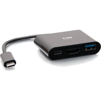 C2G USB C Mini Docking Station - USB C to HDMI, USB 3.0 & USB C