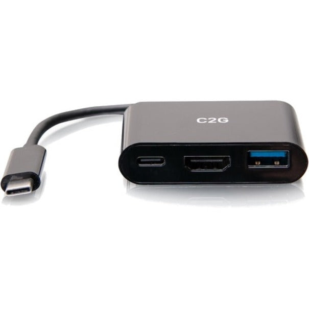 C2G USB C Mini Docking Station - USB C to HDMI, USB 3.0 & USB C