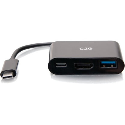 C2G USB C Mini Docking Station - USB C to HDMI, USB 3.0 & USB C