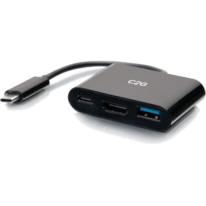 C2G USB C Mini Docking Station - USB C to HDMI, USB 3.0 & USB C