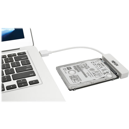 Tripp Lite 6in USB 3.0 SuperSpeed to SATA III Adapter w/ UASP / 2.5" Hard Drives White