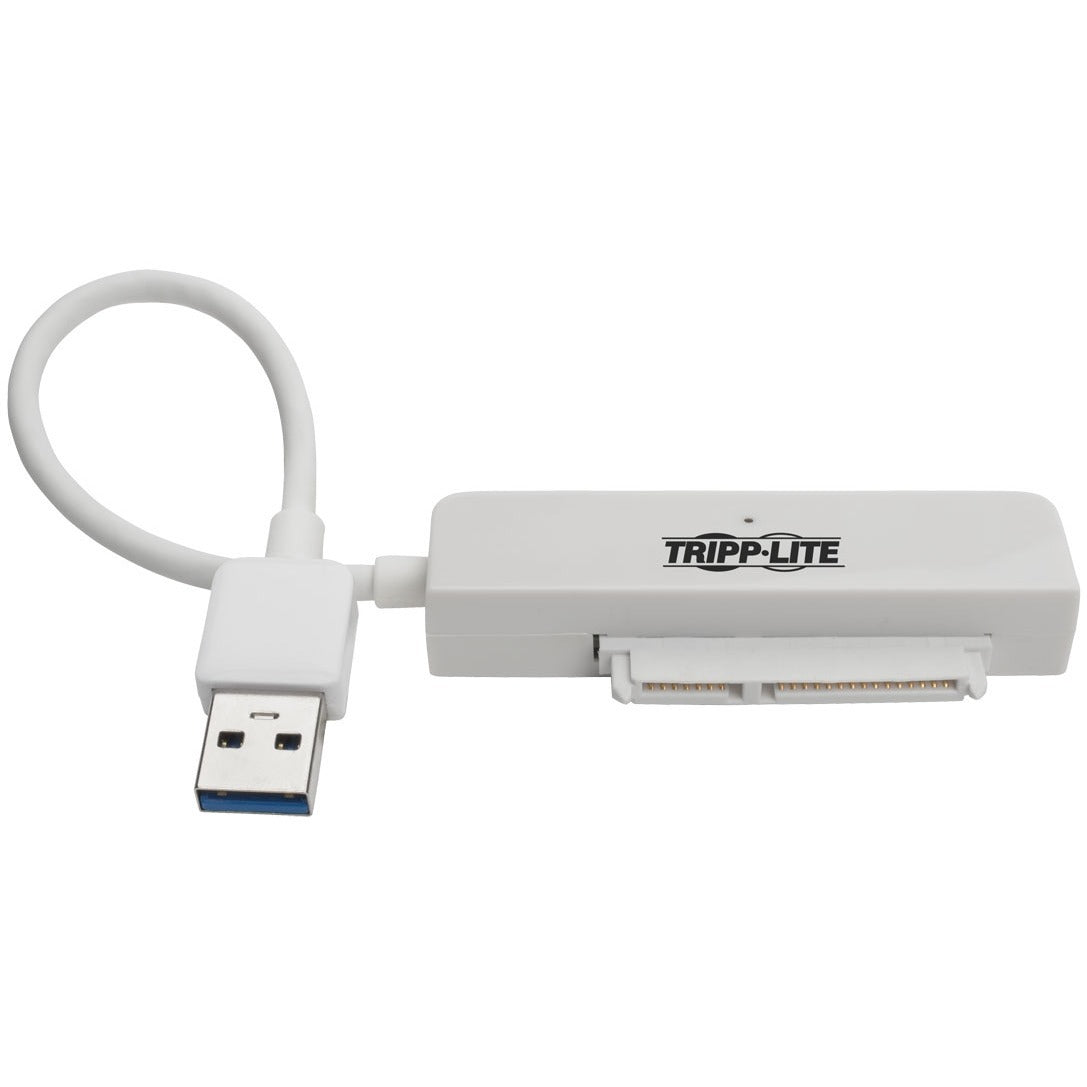 Tripp Lite 6in USB 3.0 SuperSpeed to SATA III Adapter w/ UASP / 2.5" Hard Drives White