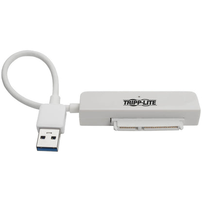 Tripp Lite 6in USB 3.0 SuperSpeed to SATA III Adapter w/ UASP / 2.5" Hard Drives White