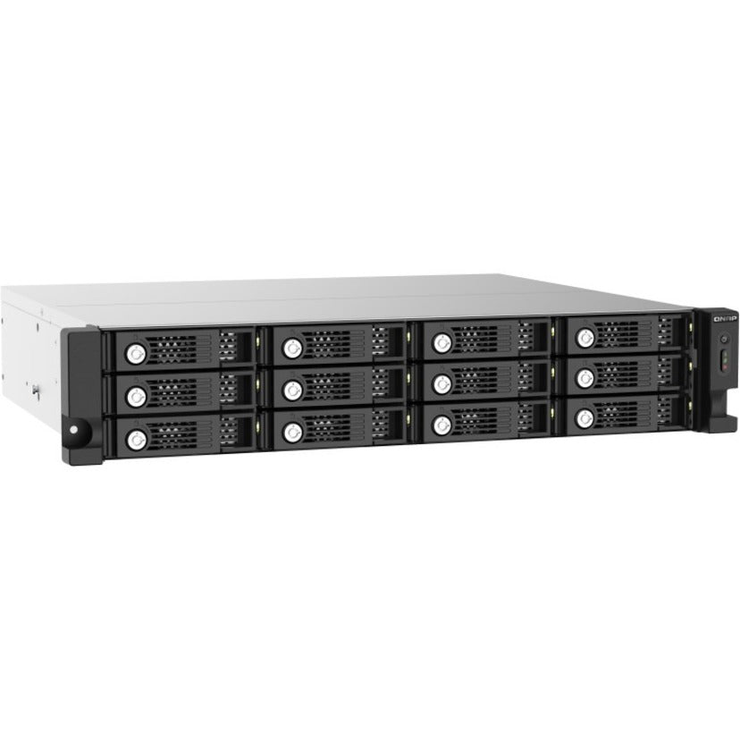 QNAP TL-R1220SEP-RP Drive Enclosure SATA/600 - Mini-SAS HD Host Interface - 2U Rack-mountable