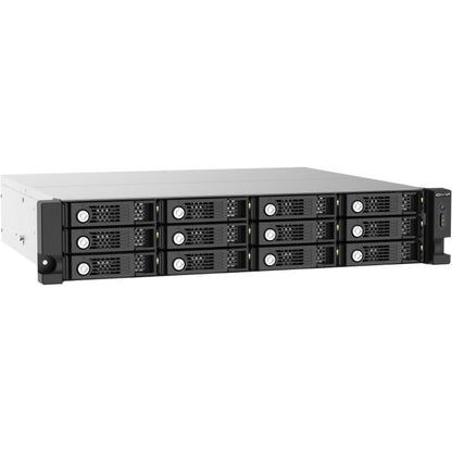 QNAP TL-R1220SEP-RP Drive Enclosure SATA/600 - Mini-SAS HD Host Interface - 2U Rack-mountable