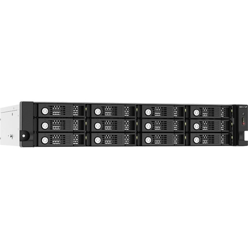 QNAP TL-R1220SEP-RP Drive Enclosure SATA/600 - Mini-SAS HD Host Interface - 2U Rack-mountable