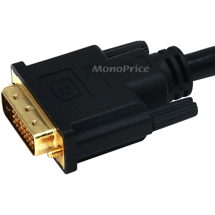 Monoprice 3ft 28AWG CL2 Dual Link DVI-D Cable - Black