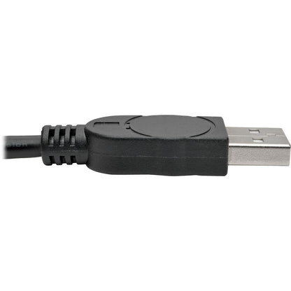 Tripp Lite 2-Port USB to DB9 Serial FTDI Adapter Cable with COM Retention (M/M), 6 ft