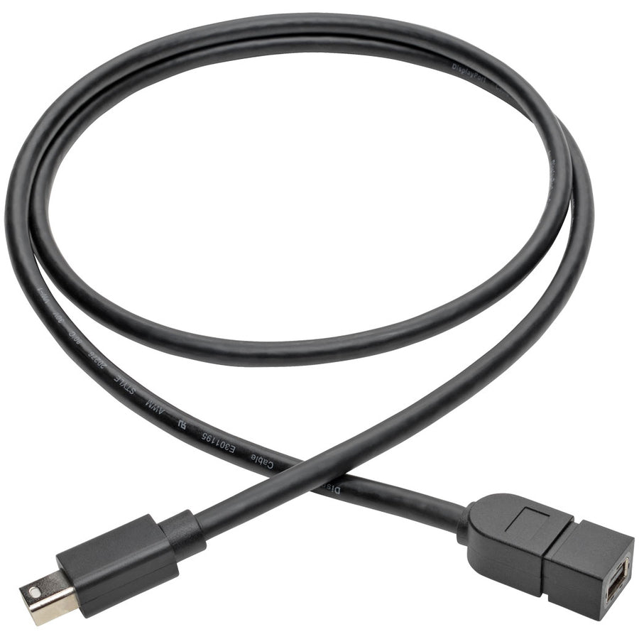 Tripp Lite 3ft Mini DisplayPort Extension Cable 4Kx2K @60Hz HDCP 2.2 M/F 3'