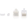C2G RJ45 Cat5E Modular (with Load Bar) Plug for Round Solid/Stranded Cable - 100pk