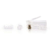 C2G RJ45 Cat5E Modular (with Load Bar) Plug for Round Solid/Stranded Cable - 100pk