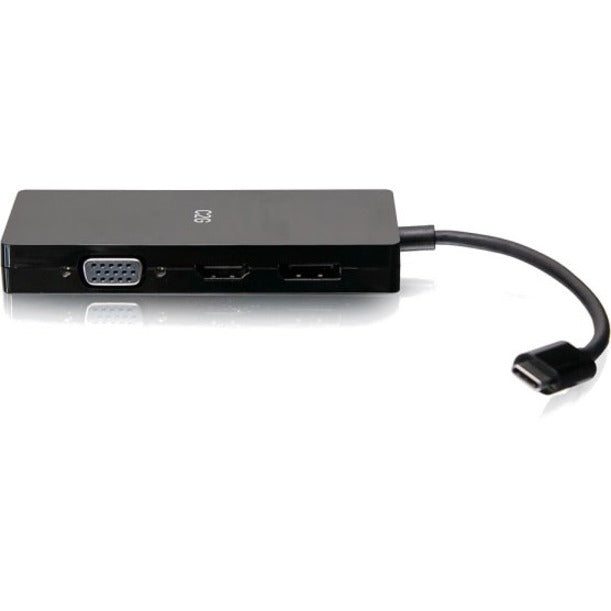 C2G USB C Multiport Adapter with HDMI, DisplayPort, DVI & VGA