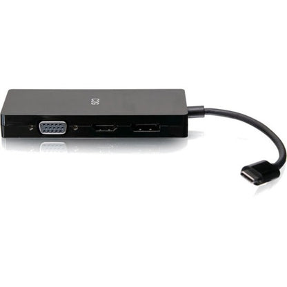 C2G USB C Multiport Adapter with HDMI, DisplayPort, DVI & VGA