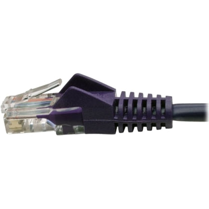 Tripp Lite 3ft Cat5 Cat5e Snagless Molded Patch Cable UTP Purple RJ45 M/M 3'