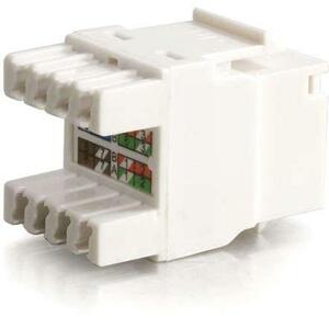 C2G Cat5E RJ45 UTP Keystone Jack - White
