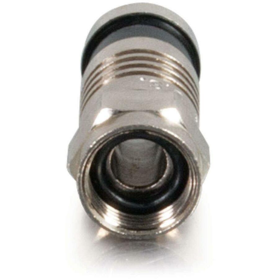 C2G RG6 Compression F-Type Connector with O-Ring - 10pk