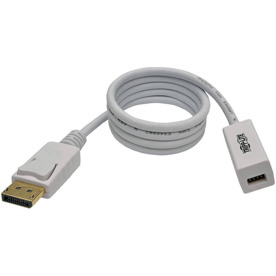 Tripp Lite 3ft DisplayPort to Mini DisplayPort Adapter Cable 4k x 2k @ 60Hz M/F 3'