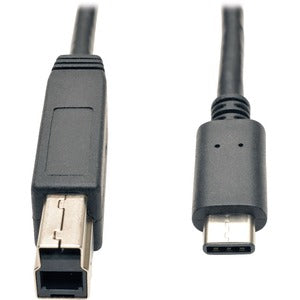 Tripp Lite 3ft USB 3.1 Gen 2 USB-C to USB-B Cable 10 Gbps M/M Fast Charging