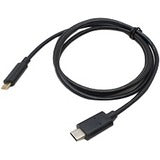 AddOn 5-Pack of 1m USB 3.1 (C) Male to Micro-USB 2.0 (B) Male Black Cables