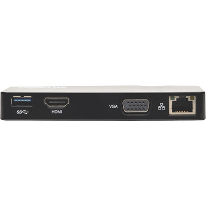 Tripp Lite USB 3.0 HDMI VGA Mini Dock Station Gigabit Ethernet HD15 RJ45