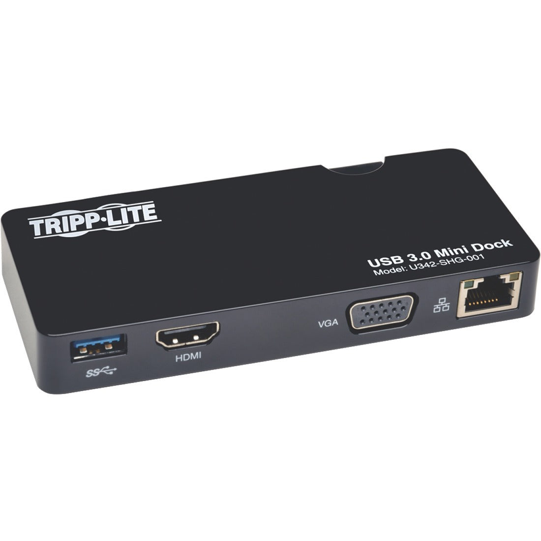 Tripp Lite USB 3.0 HDMI VGA Mini Dock Station Gigabit Ethernet HD15 RJ45