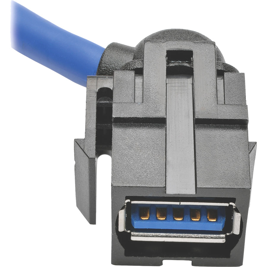 Tripp Lite 3ft USB 3.0 Superspeed Keystone Jack Type-A Extension Cable M/F