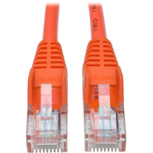 Tripp Lite 14ft Cat5 Cat5e Snagless Molded Patch Cable UTP Orange RJ45 M/M 14'