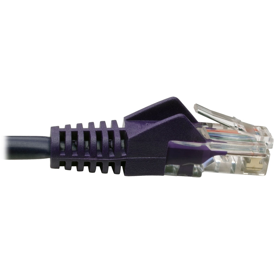 Tripp Lite 25ft Cat5 Cat5e Snagless Molded Patch Cable UTP Purple RJ45 M/M 25'