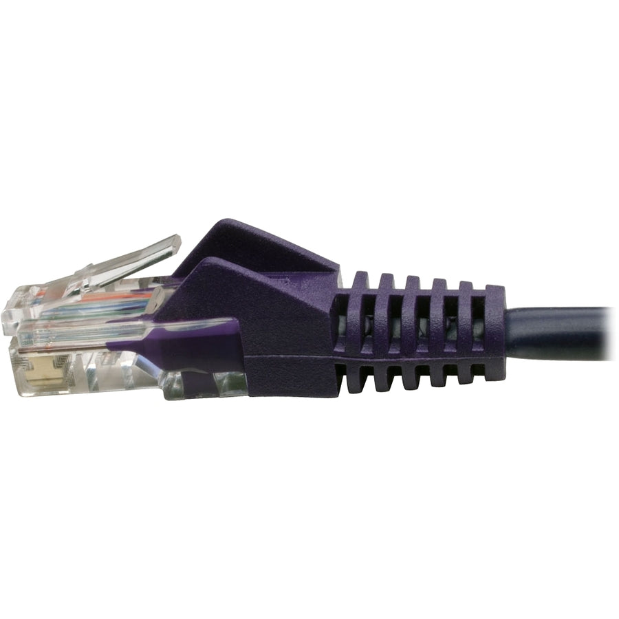 Tripp Lite 25ft Cat5 Cat5e Snagless Molded Patch Cable UTP Purple RJ45 M/M 25'