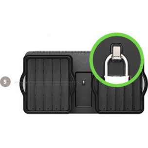 Belkin Store and Charge Go with Portable Trays (USB Compatible)