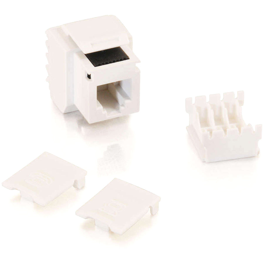 C2G Cat3 RJ12 Keystone Jack - White