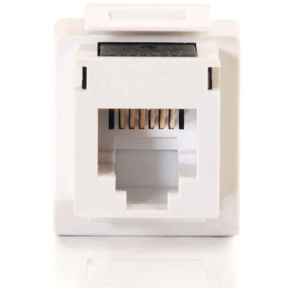 C2G Cat3 RJ12 Keystone Jack - White