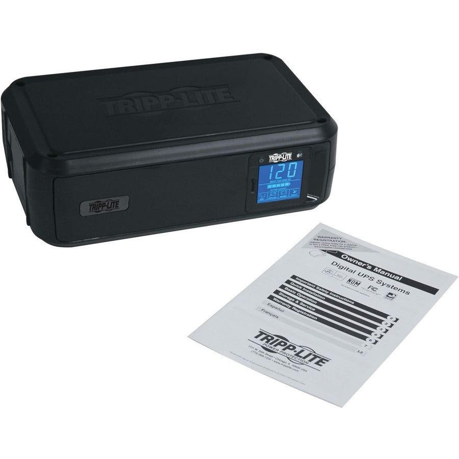Tripp Lite UPS 900VA 475W Battery Back Up Tower LCD AVR 120V USB
