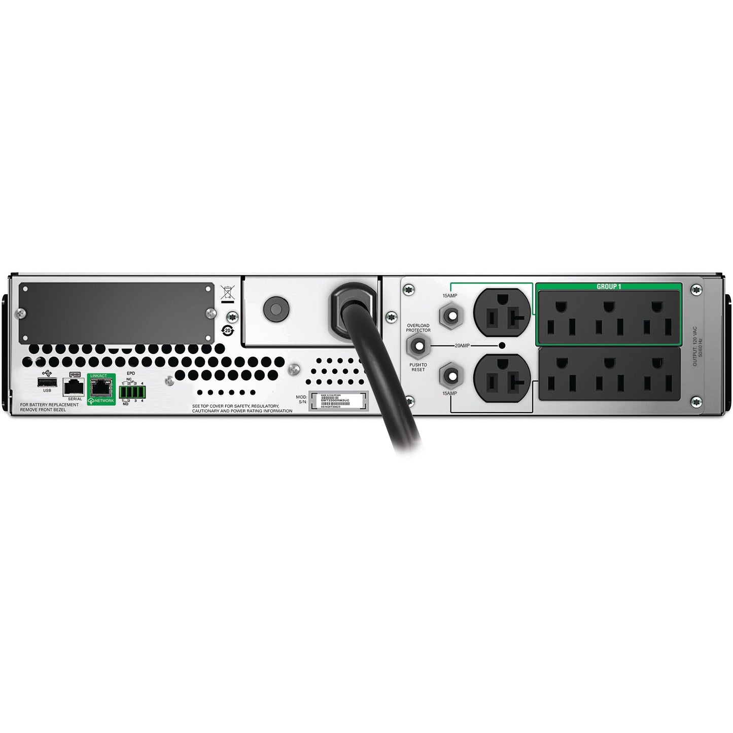 APC by Schneider Electric Smart-UPS 2200VA LCD RM 2U 120V with SmartConnect