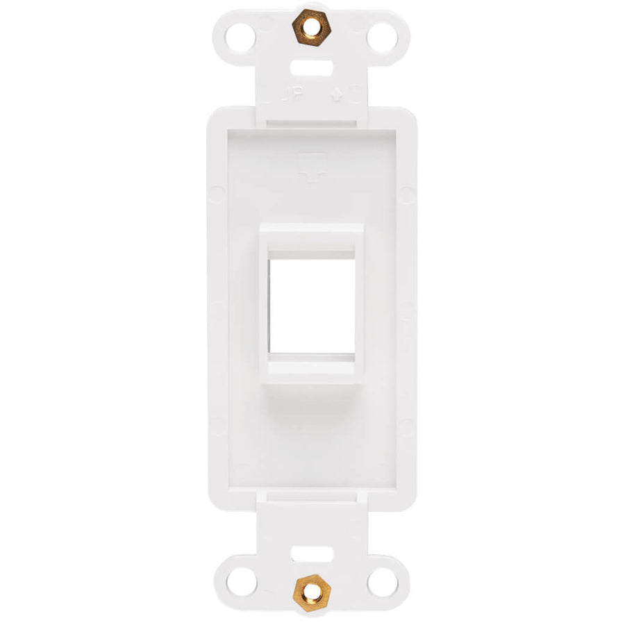 Tripp Lite Center Plate Insert, Decora Style - Vertical, 1 Port