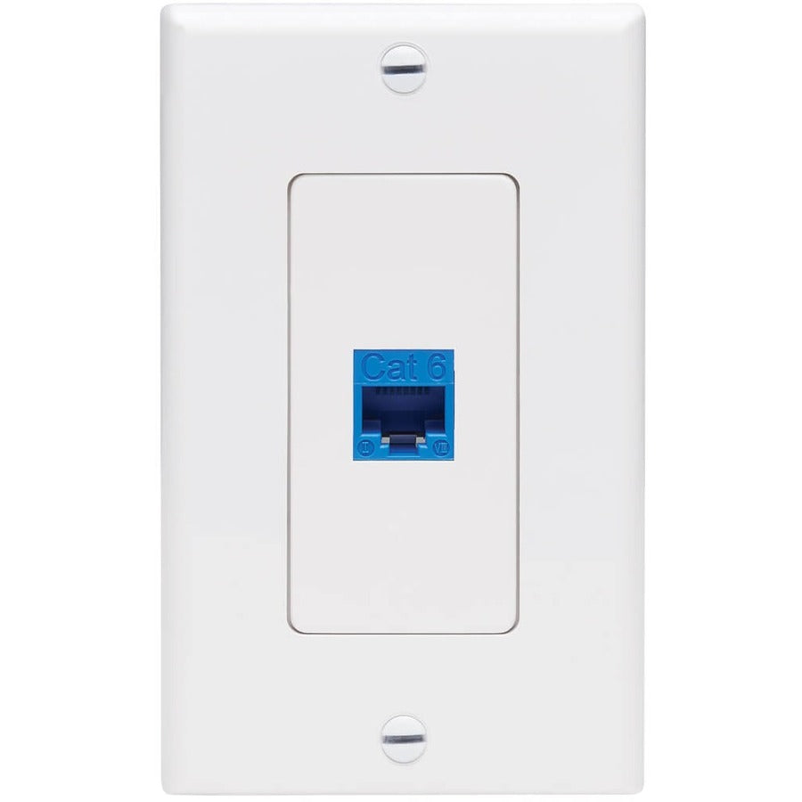 Tripp Lite Center Plate Insert, Decora Style - Vertical, 1 Port