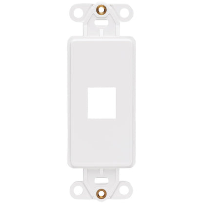 Tripp Lite Center Plate Insert, Decora Style - Vertical, 1 Port