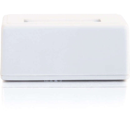 C2G 1-Port Keystone Jack Surface Mount Box - White