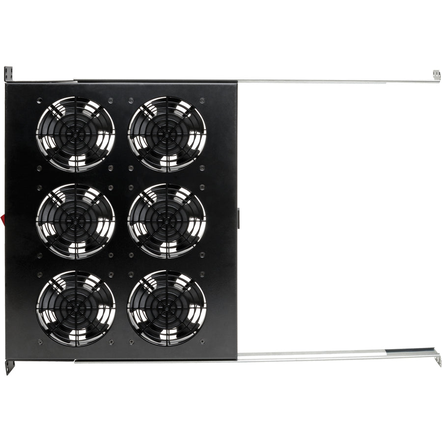 Tripp Lite Fan Tray for 19in Racks, 6 120V Fans 576 CFM C14 Inlet 1URM