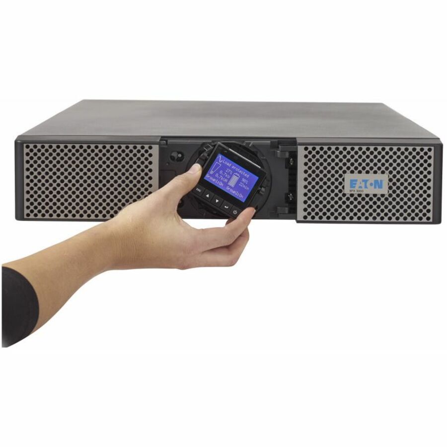 Eaton 9PX UPS, 2U, 2000 VA, 1800 W, 5-20P input, Outputs: (6) 5-20R, (1) L5-20R, 120V, Network card