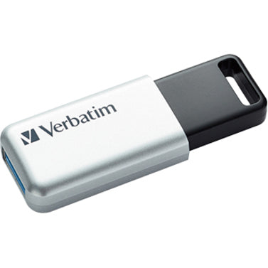 Verbatim 32GB Store 'n' Go Secure Pro USB 3.0 Flash Drive with AES 256 Hardware Encryption - Silver