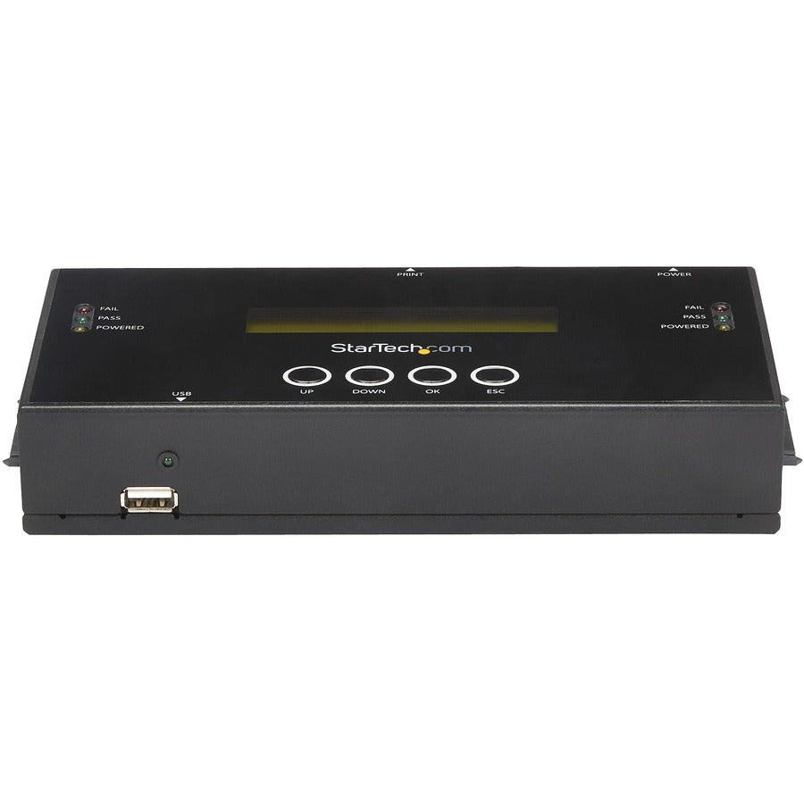 StarTech.com 1:1 Standalone Hard Drive Duplicator and Eraser for 2.5 / 3.5in SATA and SAS Drives - HDD/SSD Cloner and Eraser for SATA/SAS