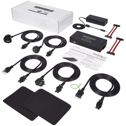 StarTech.com 1:1 Standalone Hard Drive Duplicator and Eraser for 2.5 / 3.5in SATA and SAS Drives - HDD/SSD Cloner and Eraser for SATA/SAS