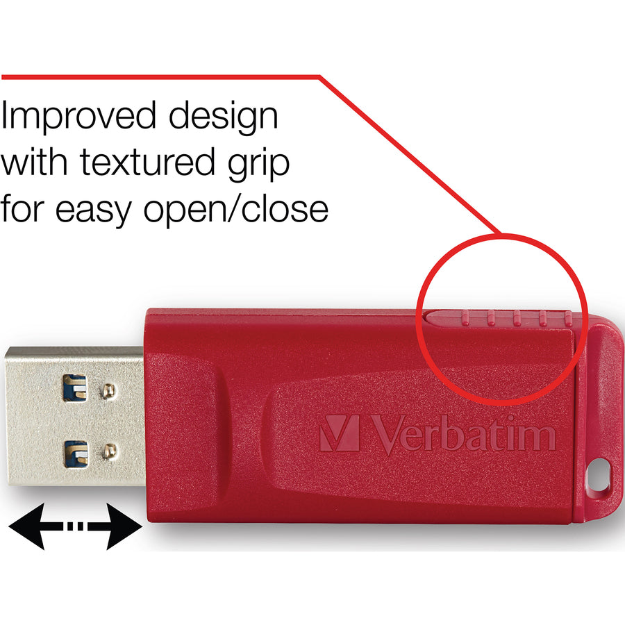 Verbatim 32GB Store 'n' Go USB Flash Drive - Red