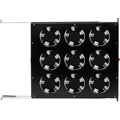 Tripp Lite Fan Tray for 19in Racks, 9 120V Fans 576 CFM C14 Inlet 1URM