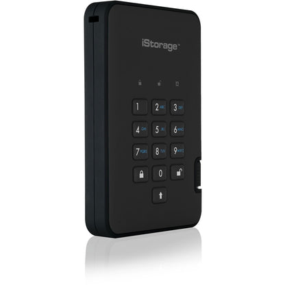 iStorage diskAshur2 1 TB Portable Hard Drive - External - Phantom Black - TAA Compliant