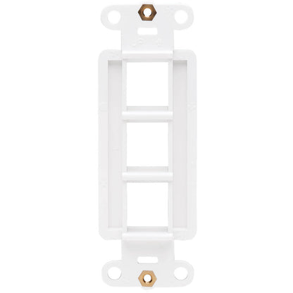 Tripp Lite Center Plate Insert, Decora Style - Vertical, 3 Ports