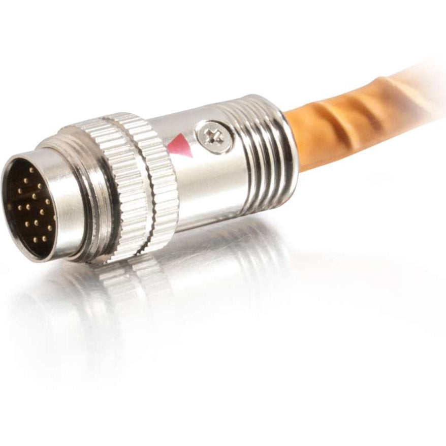 C2G-RapidRun VGA + 3.5mm Single Gang Wall Plate + HDMI Pass Through - Aluminum