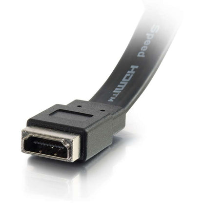 C2G-RapidRun VGA + 3.5mm Single Gang Wall Plate + HDMI Pass Through - Aluminum